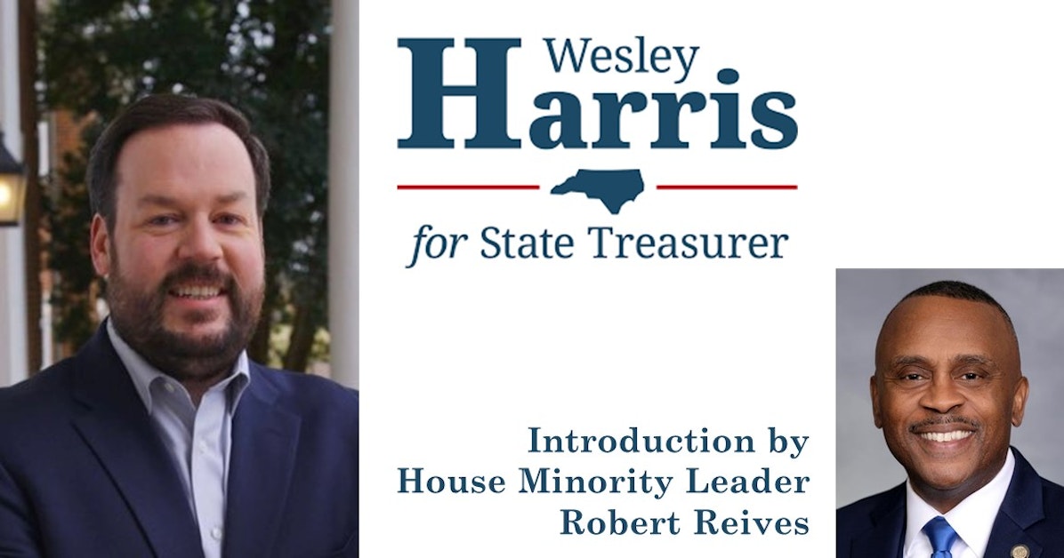 Meet Wesley Harris North Carolina's Next Treasurer · Chatham County